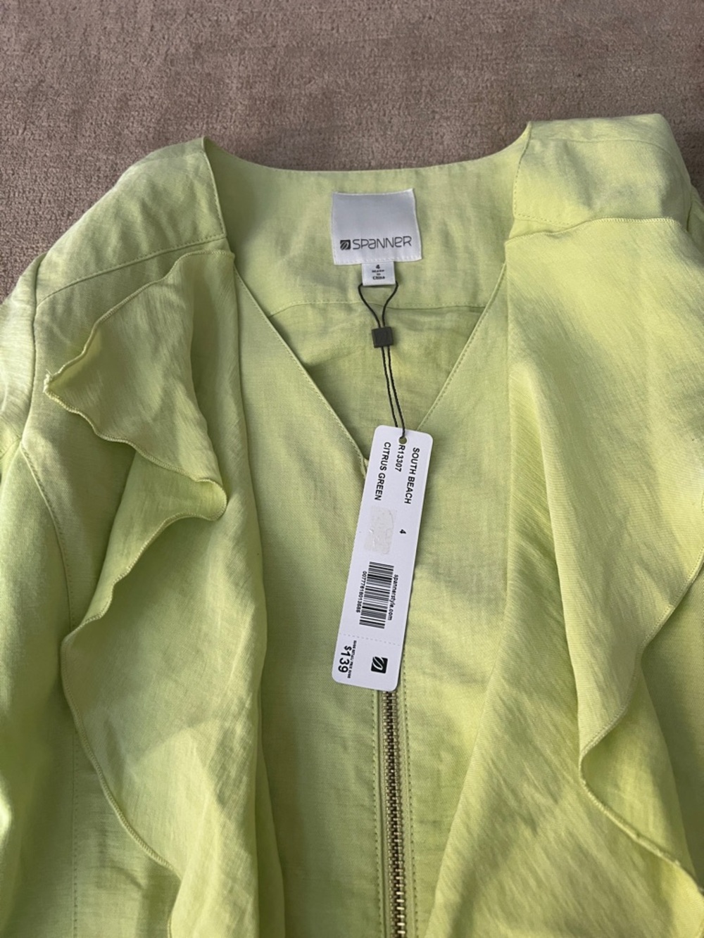 Spanner Ruffle Zip Jacket - Picture 3 of 3